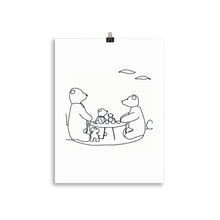 Load image into Gallery viewer, Teddy bear family picknick
