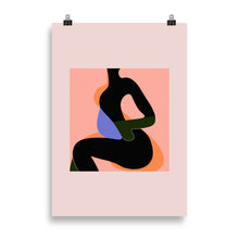 Load image into Gallery viewer, Abstract body turning illustration
